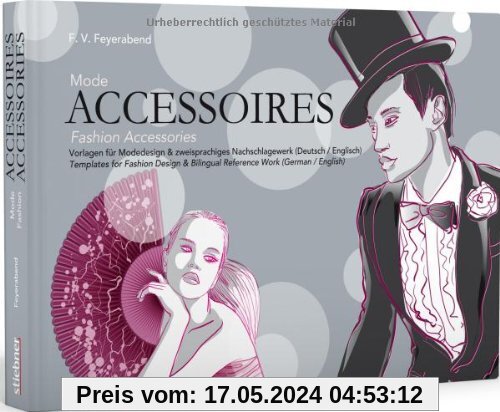 Mode-Accessoires: Vorlagen für Modedesign & zweisprachiges Nachschlagewerk